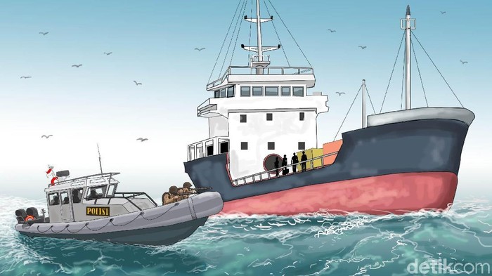 Tim Gabungan Sergap Kapal Bawa 1,3 Ton Ketamin di Perairan Bintan