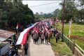 Ekspedisi Merah Putih Polda Riau Kibarkan Bendera 81 Meter di Pesisir Kampar