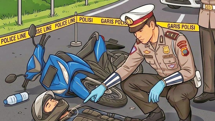 Truk Rem Blong Tabrak Motor di Nanggung Bogor, Pengemudi dan Penumpang Tewas