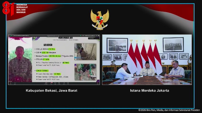 KSAD Lapor ke Prabowo Sudah Bangun 6.240 Jembatan dan Air Bersih