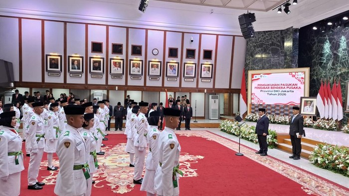44 Paskibraka DKI Dikukuhkan, Pramono Titip Pesan soal Integritas